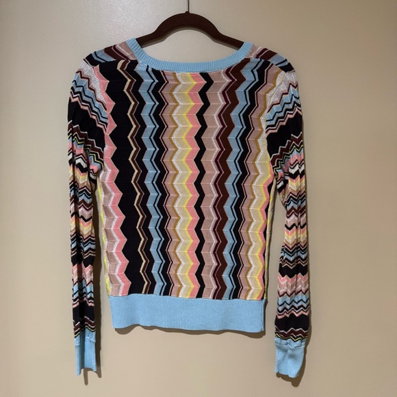 Missoni for Target Multicolor Zigzag V-Neck Knit Cardigan - Picture 7 of 9